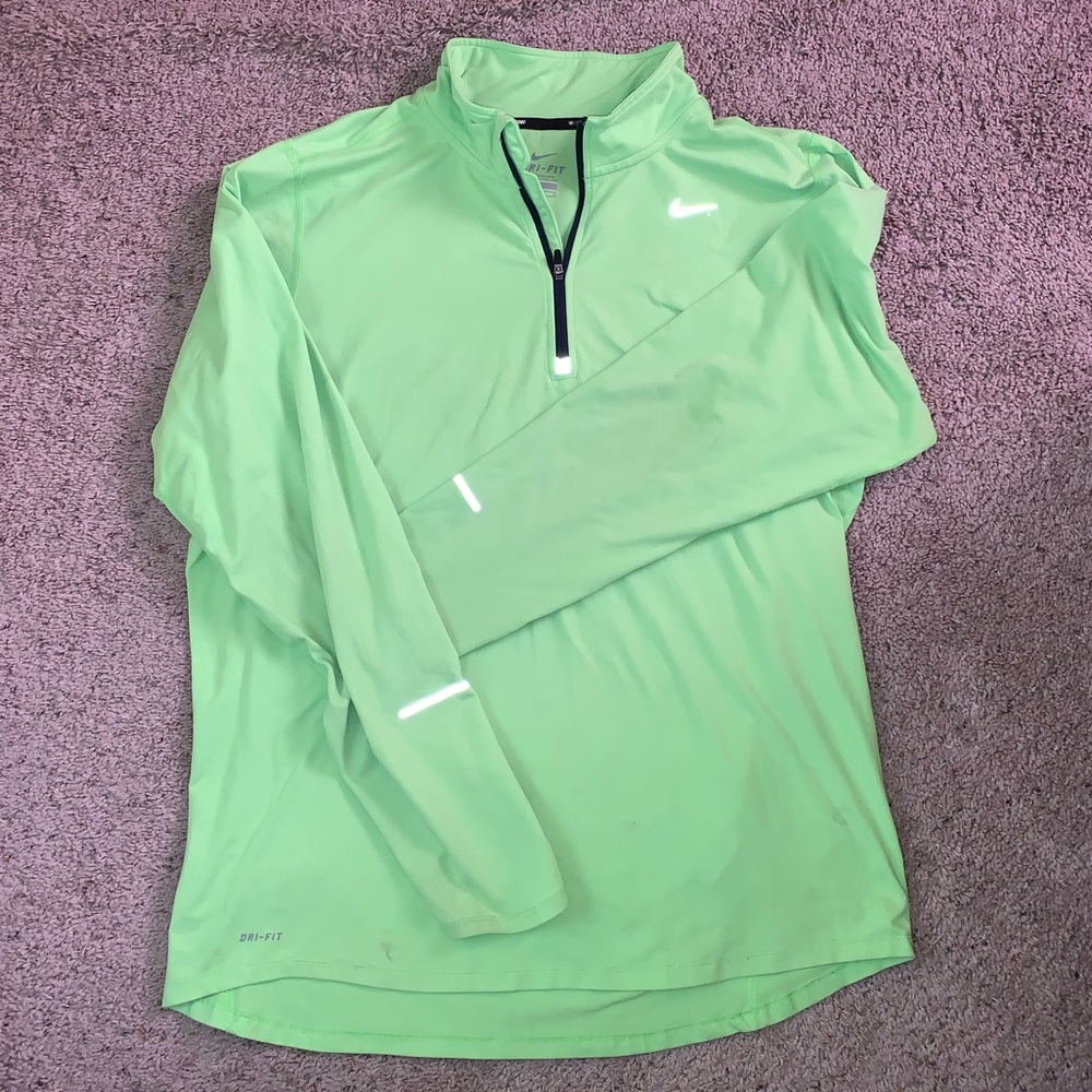 Men’s Nike Dri Fit Pullover, Quarter Zip, Large